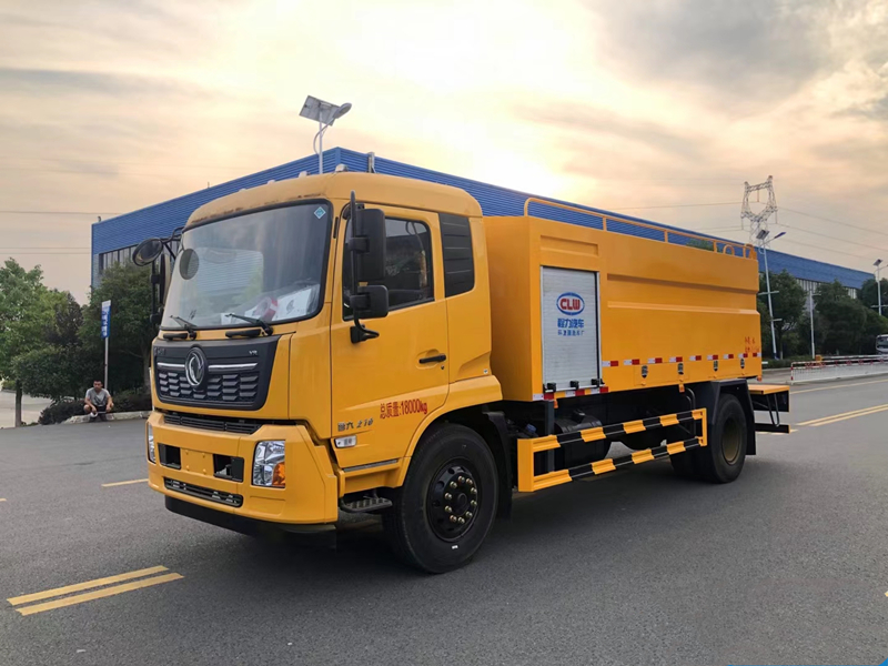 國六東風(fēng)天錦10方管道疏通車[方罐]